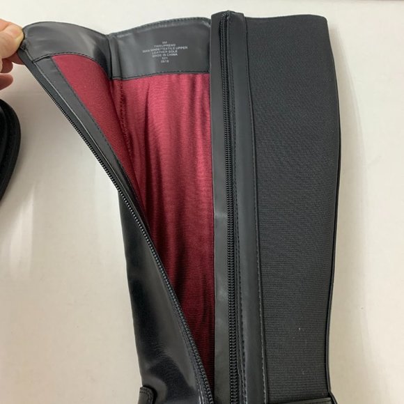 Tommy Hilfiger Suprem2 Tall Riding Boot Black - Picture 8 of 14